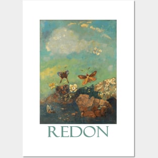 Butterflies (1910) by Odilon Redon Posters and Art